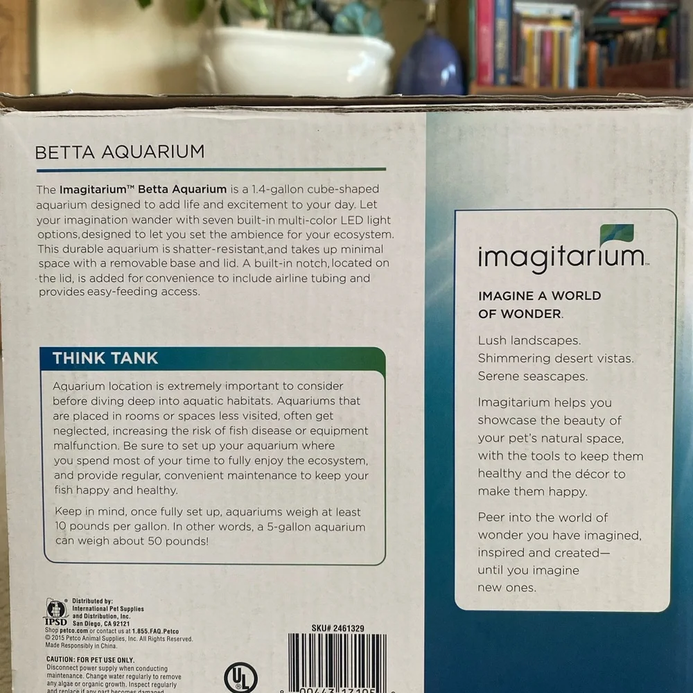 Beta aquarium+filters& conditioner